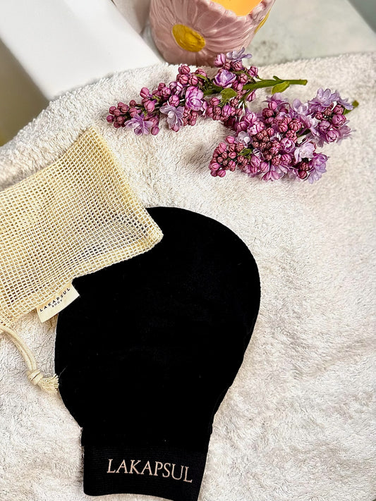 Set gants exfoliant